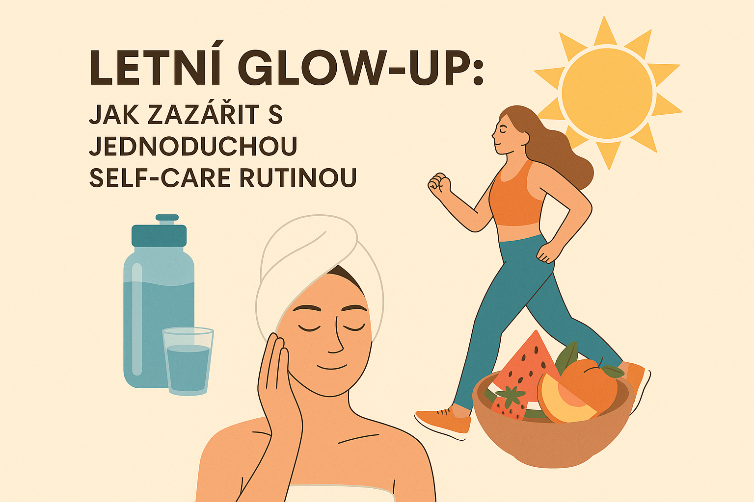 Letní glow-up: Jak zazářit s jednoduchou self-care rutinou
