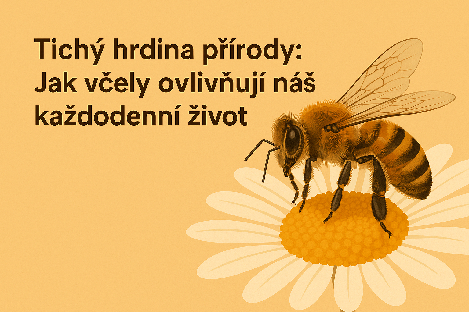 Tichý hrdina přírody: Jak včely ovlivňují náš každodenní život